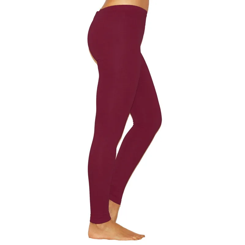 Women's Cotton High Waist Fitness Leggings