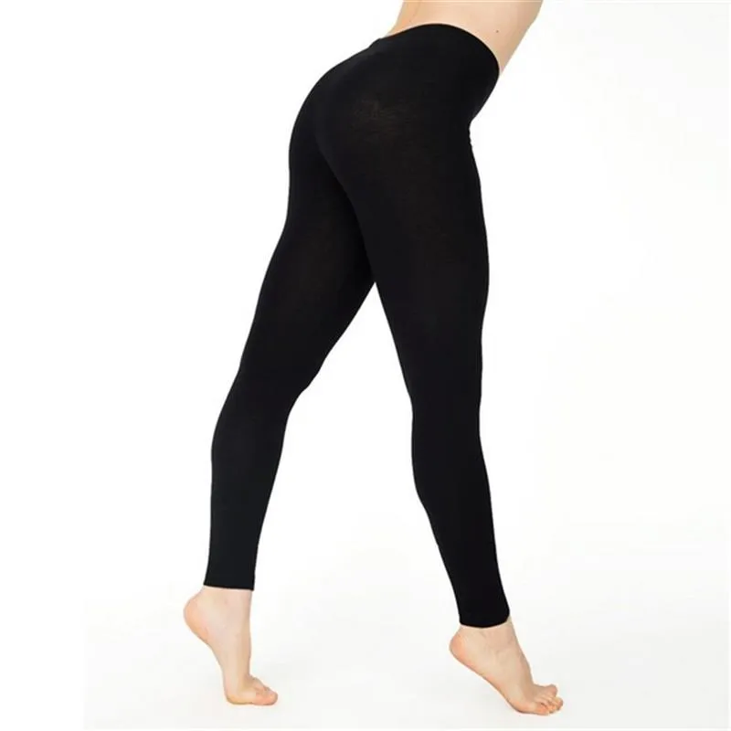 Women's Cotton High Waist Fitness Leggings