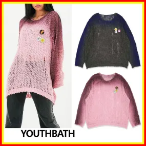 YOUTHBATH  |Street Style U-Neck V-neck & Crew neck