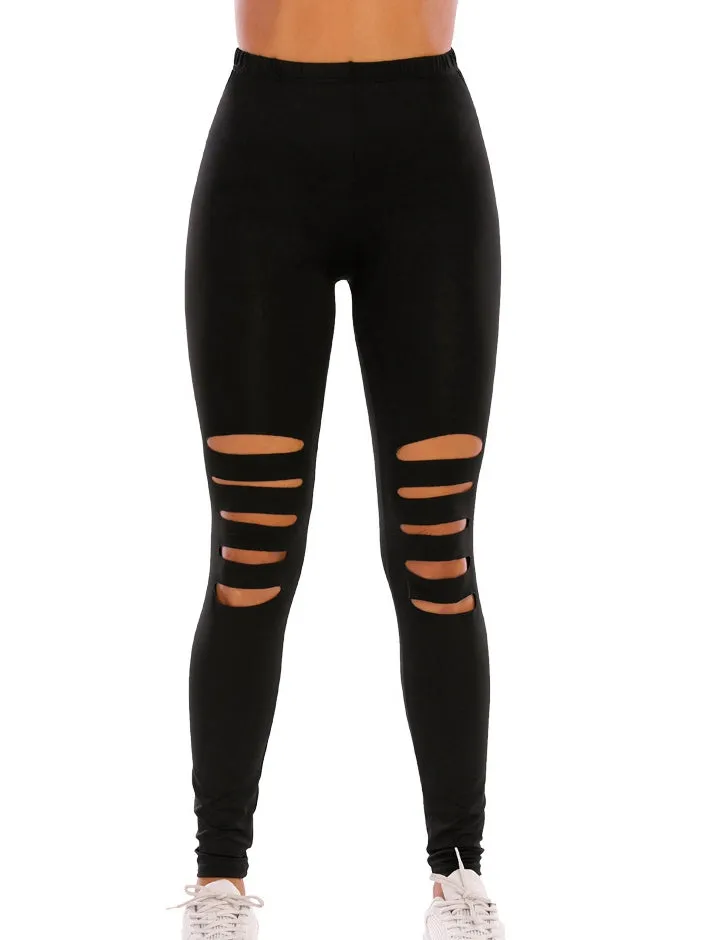 ZASUWA Female Hollow Out Leggings